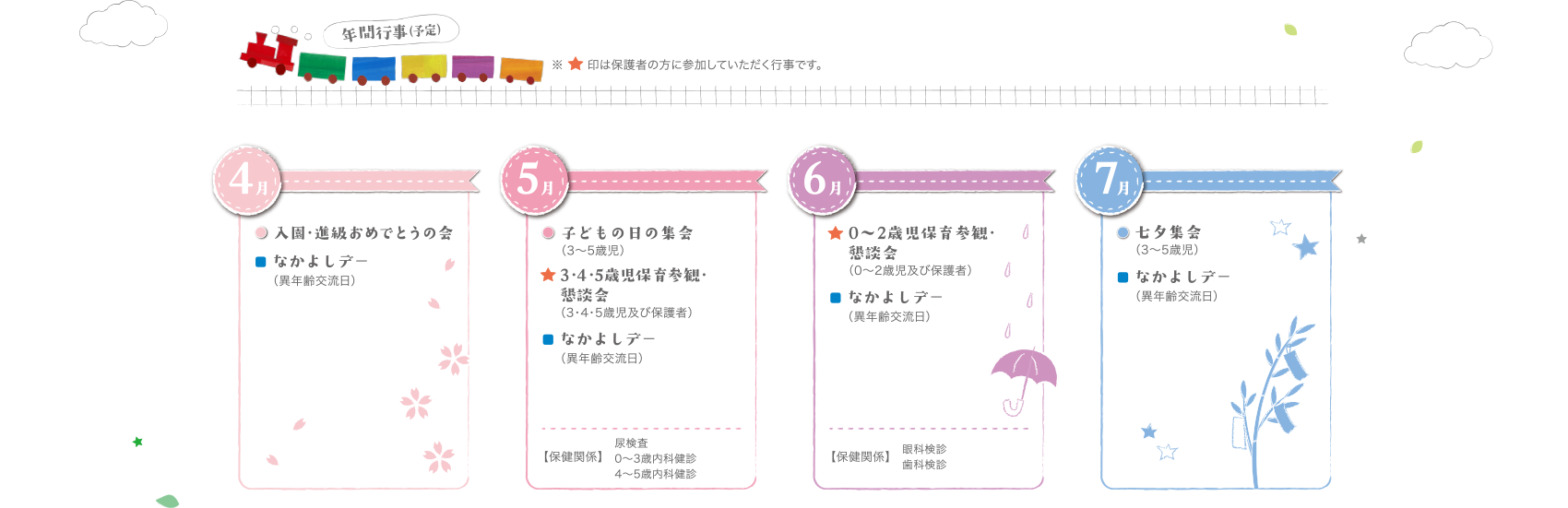 年間行事（予定）