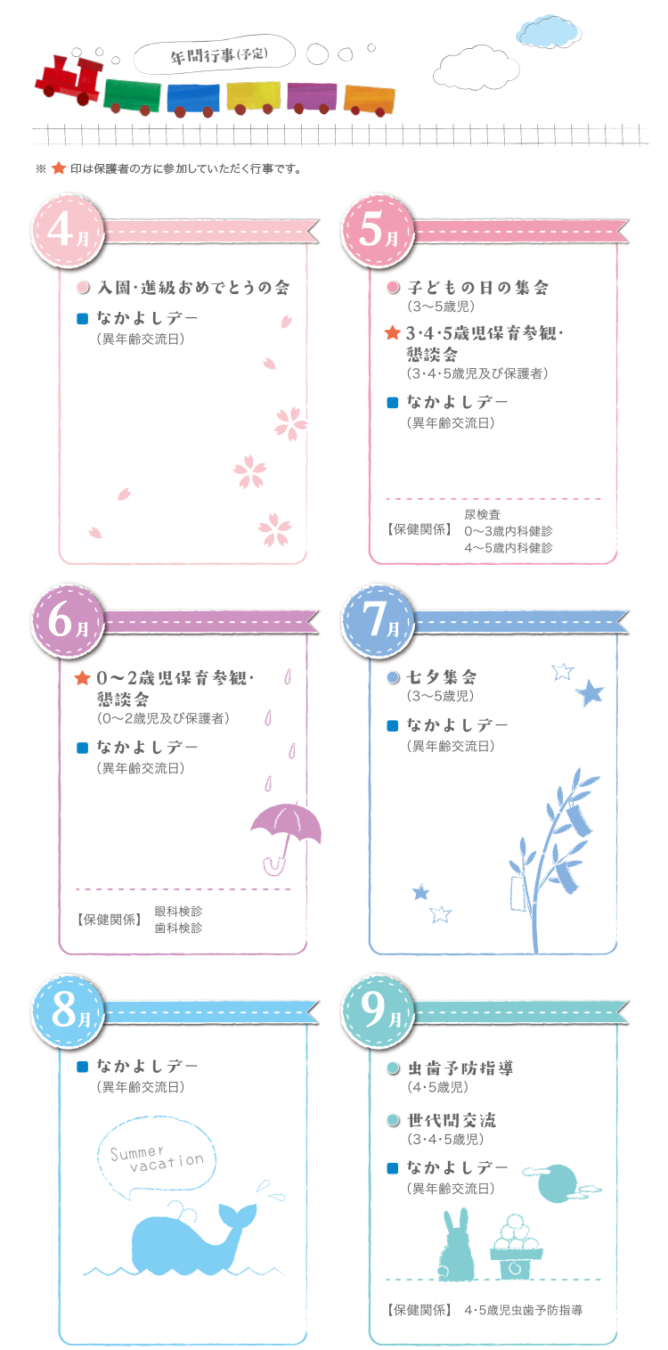 年間行事（予定）